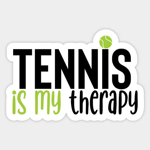 Tennis is my therapy Sticker by Tennis Life